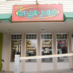 the front of the restaurant