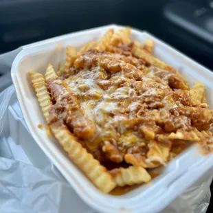 Chili Cheese Fries Lunch!!! Get this.