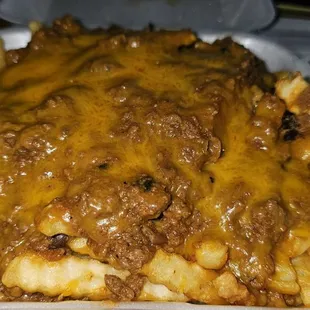 Chilli Cheese Fries Cheeseburger Combo
