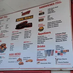 Menu as of 12/21/2023