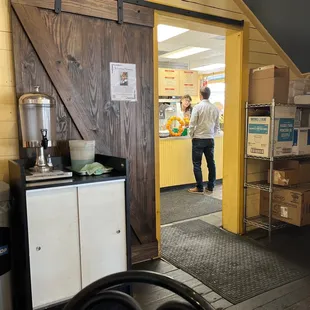 a man standing in the doorway