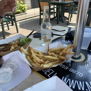 garlic parmesan fries