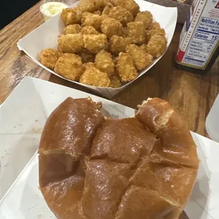 BBQ and tots