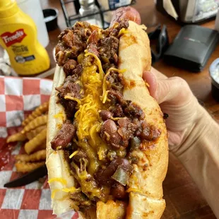 And I don't have small hands lol. This thing is massive...and delicious!!