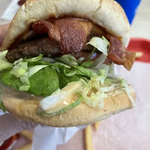 Beacon avocado burger