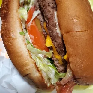 Double Bacon Burger