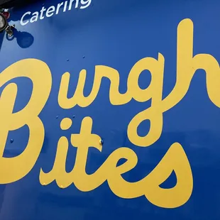 a burgh bites sign
