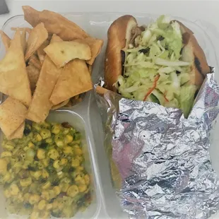 Burgh Bites Combo with a Schmucker, Torts, &amp; Corn/Mango Salsa