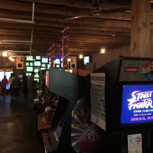 people playing video games