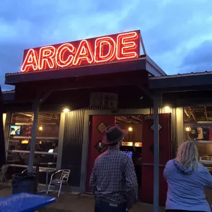 Outside of the Arcade - in distillery district