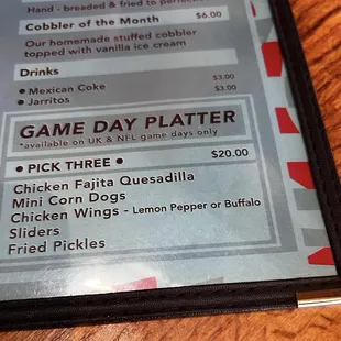 Great Deal on food on Game Days.  I've tried all of those options and no duds in the bunch!