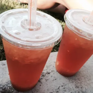 peach iced tea :) this week's check in special with a purchase