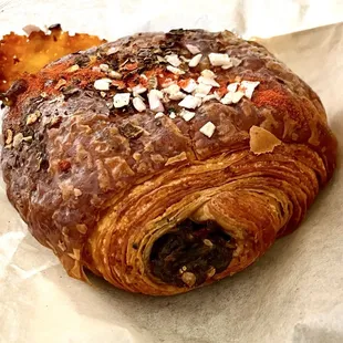 Green chile croissant