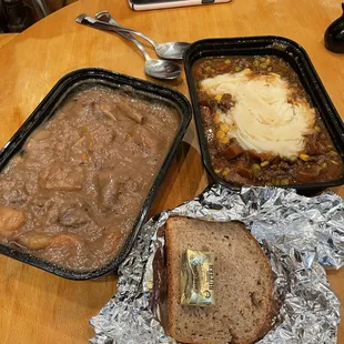 Guinness Beef Stew &amp; Shepherds Pie