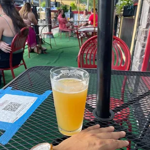 Beautiful day for patio. Alas summer is over.