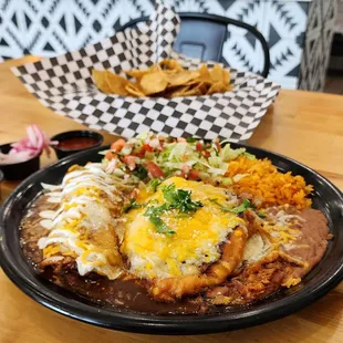 Chile Relleno &amp; Beef Enchilada Plate