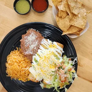 Beef Flautas Combo