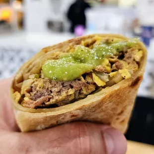 Machaca Burrito