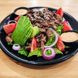 Avocado Salad with Carne Asada