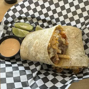 Surf and Turf Burrito