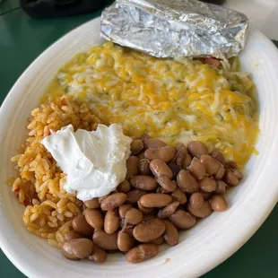 Cheese Enchilada plate