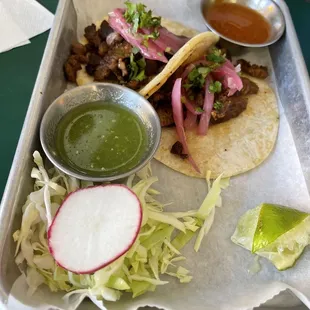 Street tacos plate