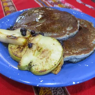 Blue Corn Pinon Pancakes