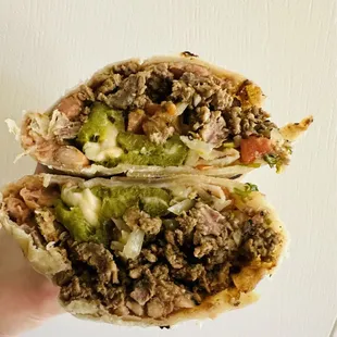 Asada with Relleno Burrito!