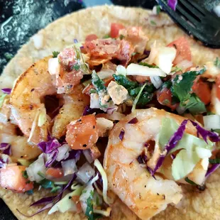 SHRIMP TACOS