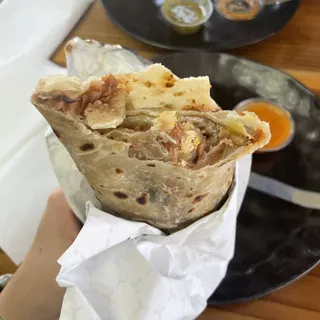 Papas and Egg Burrito