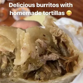 Chile Verde Burrito