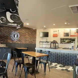 Panoramic of the inside of the restaurant