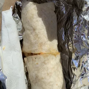 Shrimp burrito