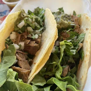 Pork tacos