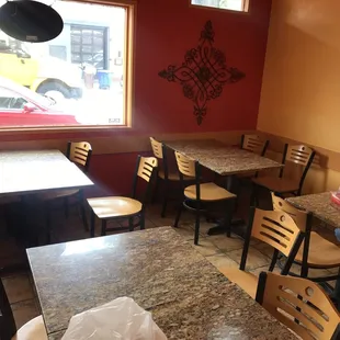 Inside seating