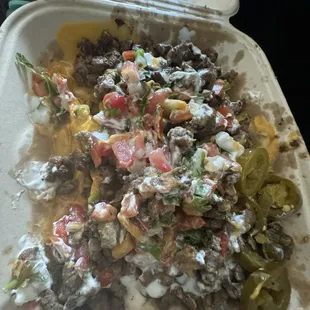 Carne asada fries