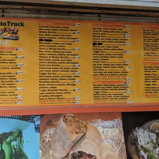 Full menu at Jack London Monday thru Friday 10-4