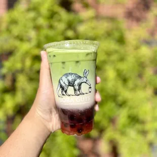 Strawberry Matcha Latte