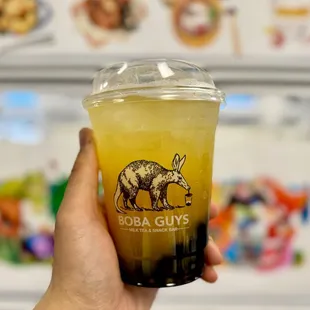 Passionfruit Fresca w/ Boba