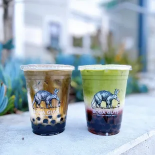 Strawberry Matcha Latte