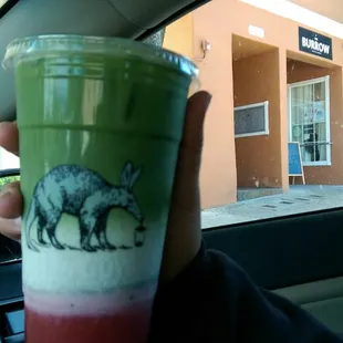 Iced Strawberry Matcha