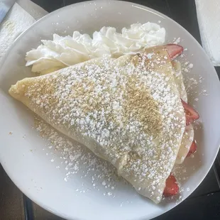 Strawberry Cheesecake Crepe