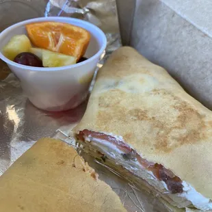 Smoked Salmon Crepes