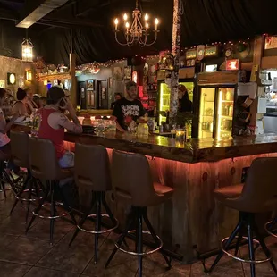 The bar.