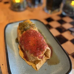Christmas burrito