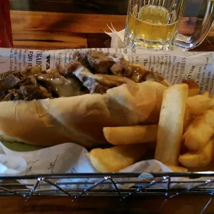 Philly cheese steak! Yum