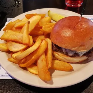 Black &amp; Blue burger