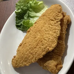 Trademark Catfish.   Crunch and tender make this a local favorite!