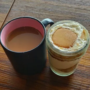 ASK FOR OUR BUSSIN&apos; JAVA (COFFEE INFUSED WITH IRISH CREAM)! IT&apos;S BUSSIN&apos;!