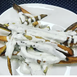 Ranch fries with Handcut fresh potato fries